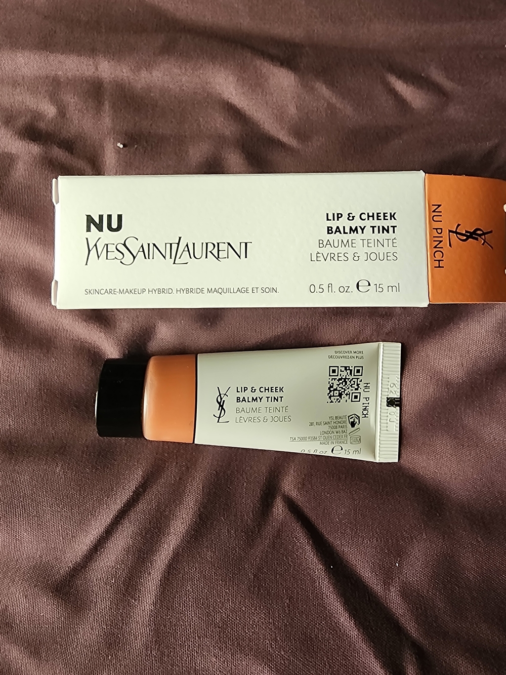 NIB $31 Yves Saint Laurent Lip & Cheek In Nu Pinch